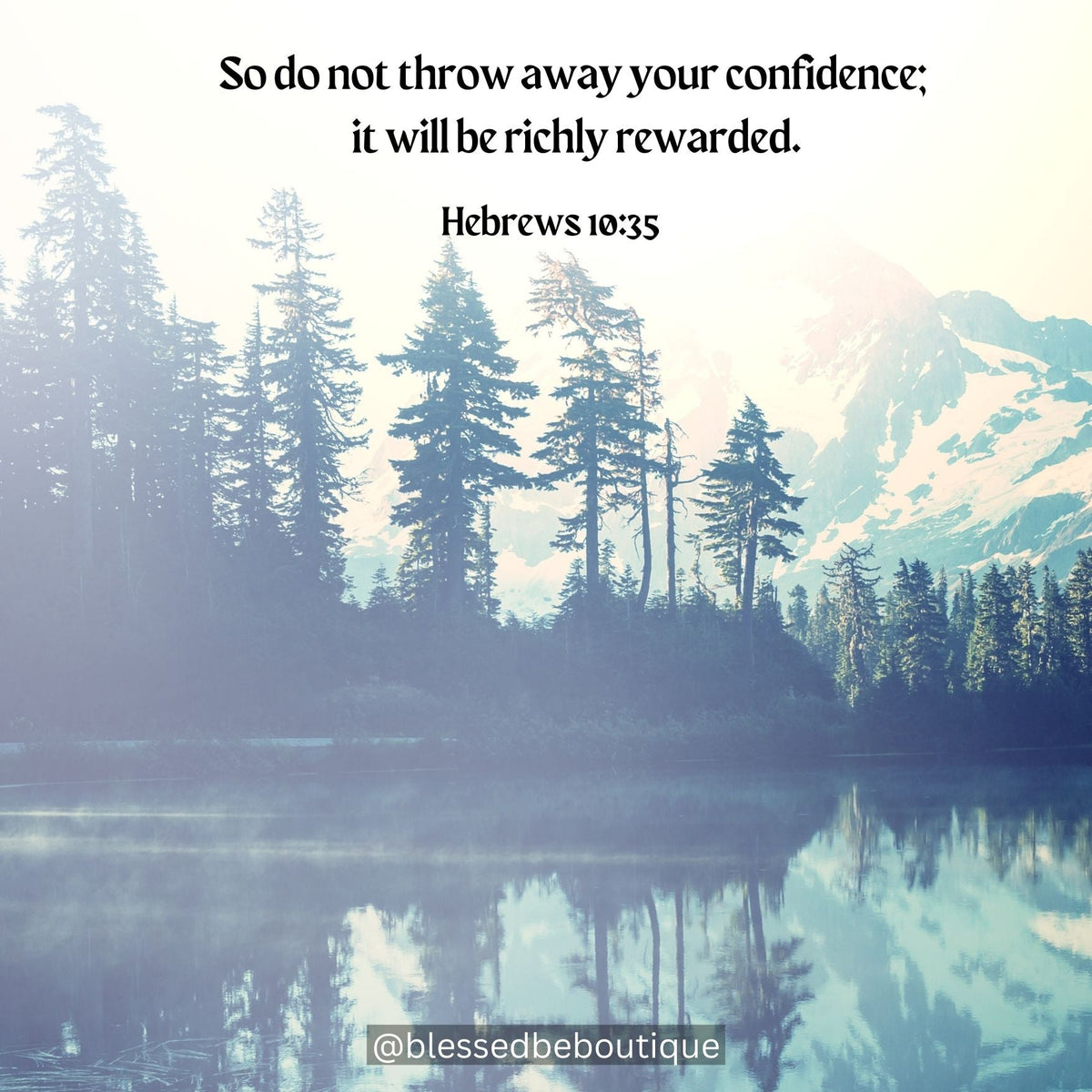 Do Not Throw Away Your Confidence Blessed Be Boutique