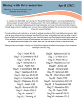 Load image into Gallery viewer, 2025 April Scripture Journaling Prompts - Mailed Copies - Blessed Be Boutique