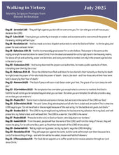 Load image into Gallery viewer, 2025 July Scripture Journaling Prompts - Mailed Copies - Blessed Be Boutique