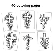 Load image into Gallery viewer, Blooming Faith: Floral Crosses Coloring Journal - Blessed Be Boutique