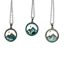 Load image into Gallery viewer, Your Faith Can Move Mountains – Mustard Seed & Abalone Necklace - Blessed Be Boutique