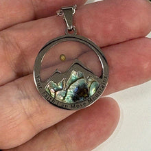 Load image into Gallery viewer, Your Faith Can Move Mountains – Mustard Seed & Abalone Necklace - Blessed Be Boutique