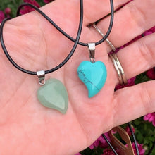 Load image into Gallery viewer, Stone Heart Necklaces - Necklace