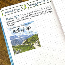 Load image into Gallery viewer, August 2022 Scripture Journaling Prompts - Blessed Intentions - Blessed Be Boutique