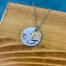 Load image into Gallery viewer, Brad's Deal Paw Best Friend Necklace - Blessed Be Boutique