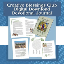 Load image into Gallery viewer, Creative Blessings Club Digital Download Devotional Journal - 2024 Walking in His Footsteps - Blessed Be Boutique