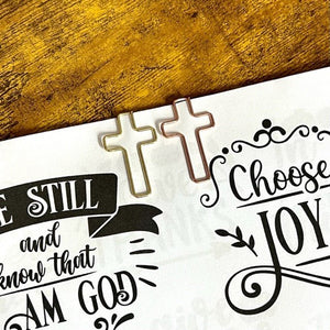 Cross-Shaped Paper Clips - Blessed Be Boutique