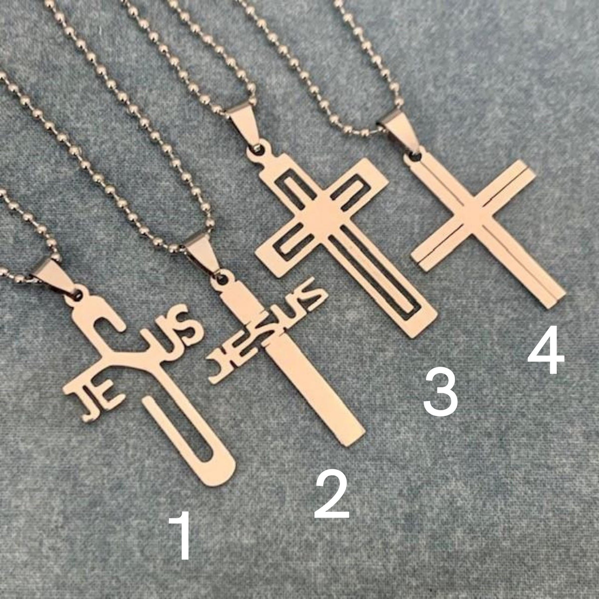 Jesus christ sales cross necklace