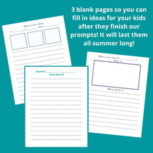 Load image into Gallery viewer, Kid's Summer Journal with Writing Prompts - Blessed Be Boutique