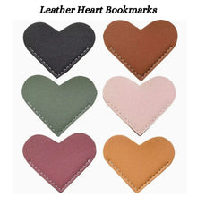 Load image into Gallery viewer, Leather Heart Bookmark Set - Blessed Be Boutique