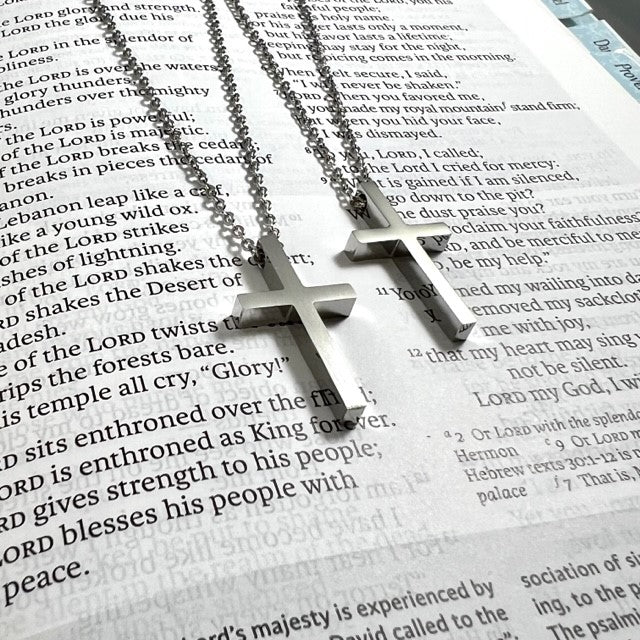 Frightened rabbit hot sale cross necklace