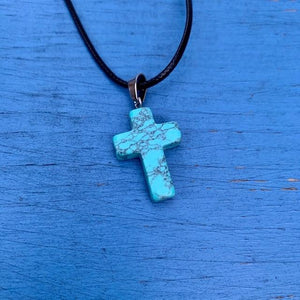 Stone Cross Pendants - Blessed Be Boutique