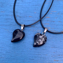 Load image into Gallery viewer, Stone Heart Necklaces - Blessed Be Boutique