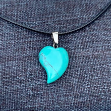 Load image into Gallery viewer, Stone Heart Necklaces - Blessed Be Boutique