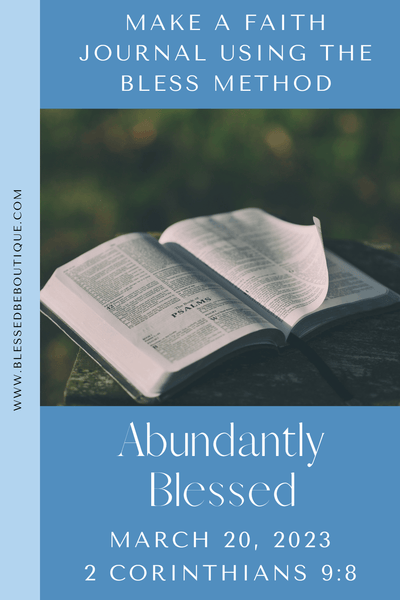 Abundantly Blessed