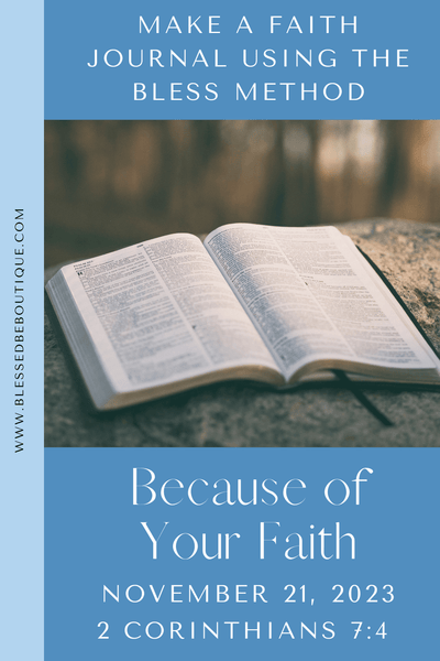 Because of Your Faith