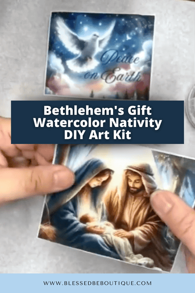 Bethlehem's Gift Watercolor Nativity DIY Art Kit - Tutorial Video