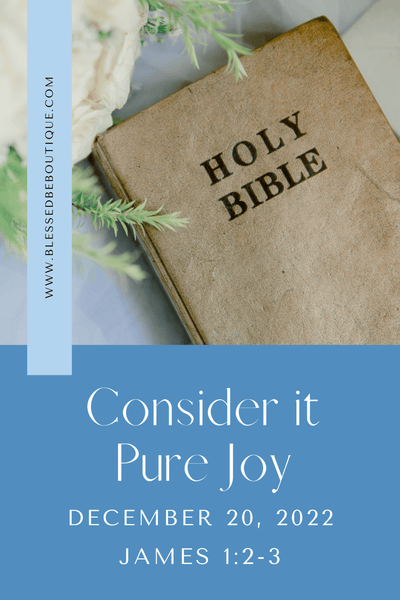 Consider It Pure Joy