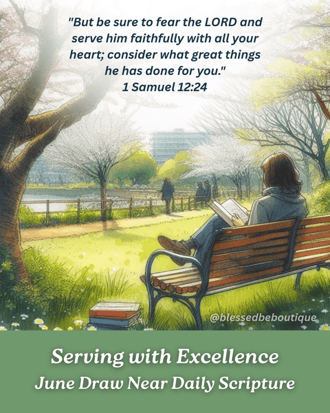 "consider what great things He has done for you.” ~1 Samuel 12:24