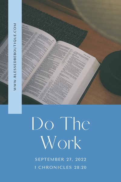 Do the Work!