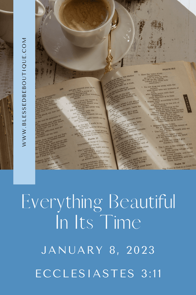 Everything Beautiful In Its Time