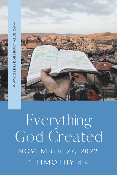 Everything God Created