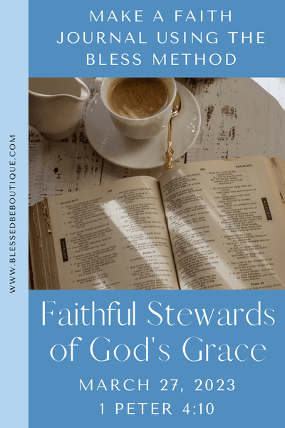 Faithful Stewards of God's Grace