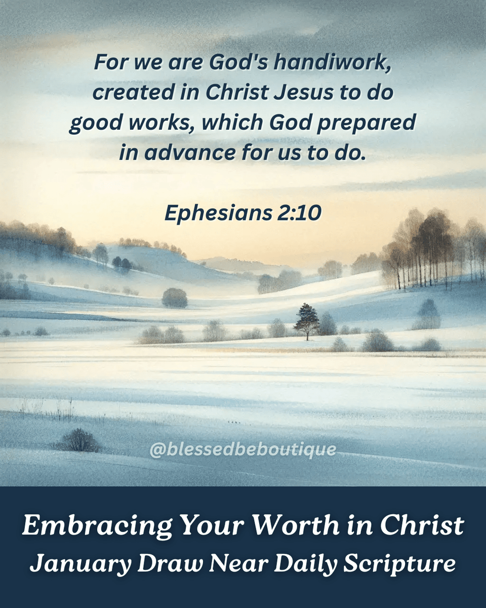 “For we are God's handiwork, created in Christ Jesus to do good works ...