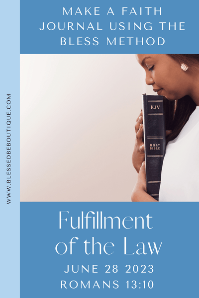 Fulfillment of the Law