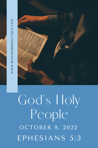 God's Holy People
