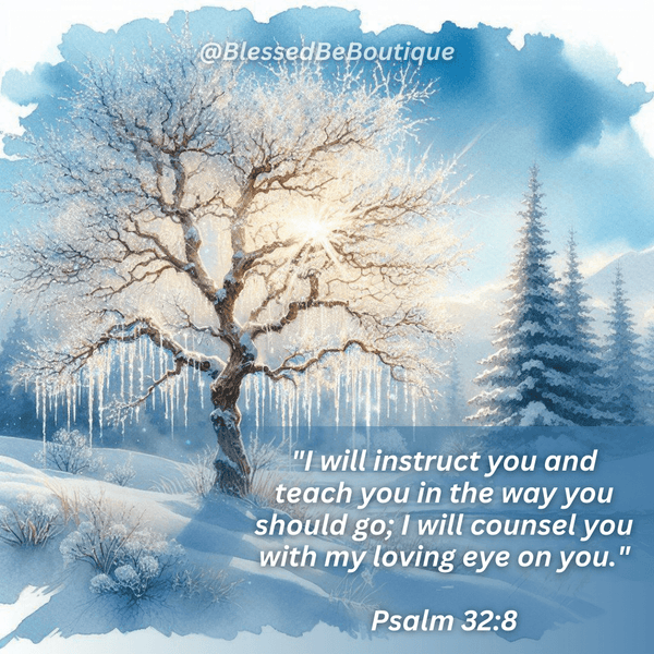 "I will counsel you with my loving eye on you.” ~Psalm 32:8