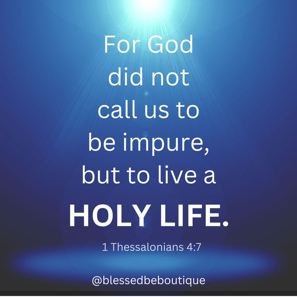 Live a Holy Life