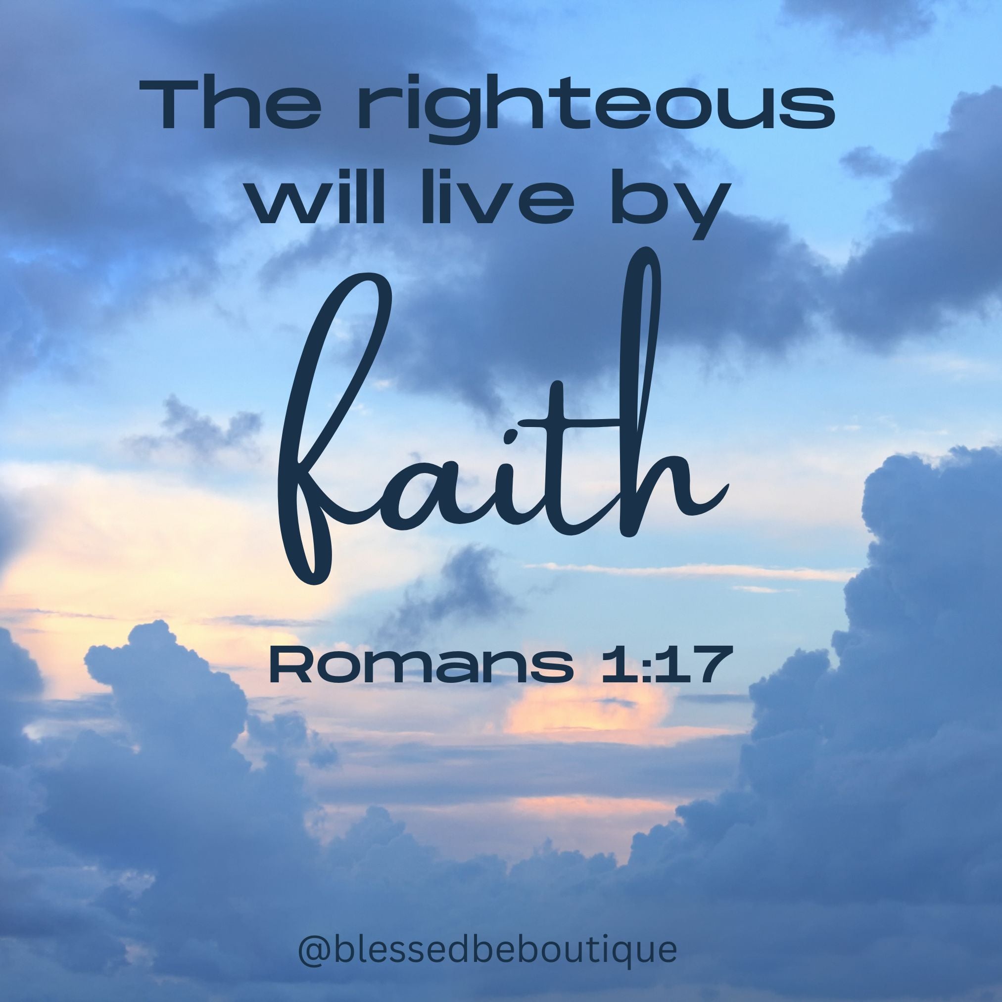 Live By Faith – Blessed Be Boutique