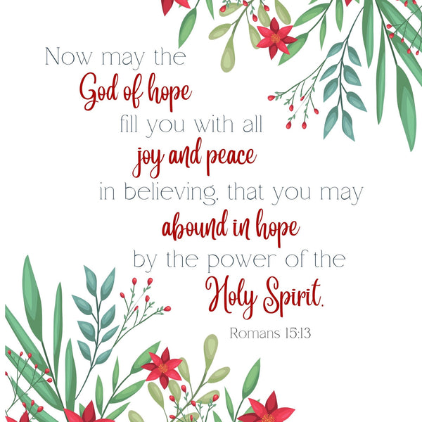 May God Fill You with All Joy and Peace