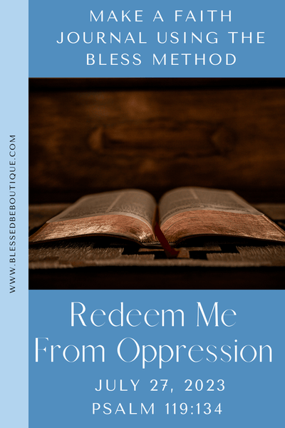 Redeem Me From Oppression