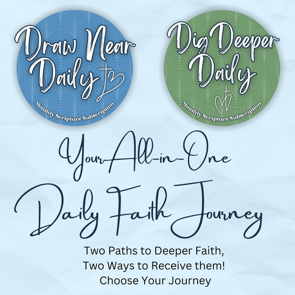 Savoring God's Promises: Enrich Your Christian Devotional Journal This Summer with Draw Near Daily and Dig Deeper Daily