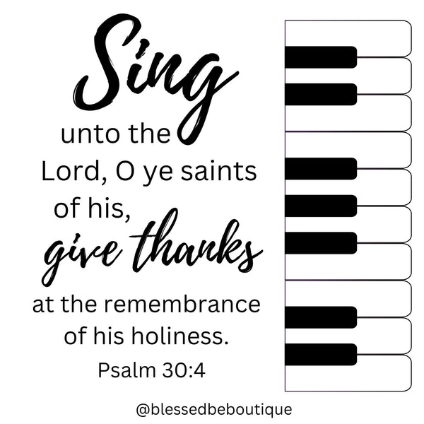 Sing Unto the Lord