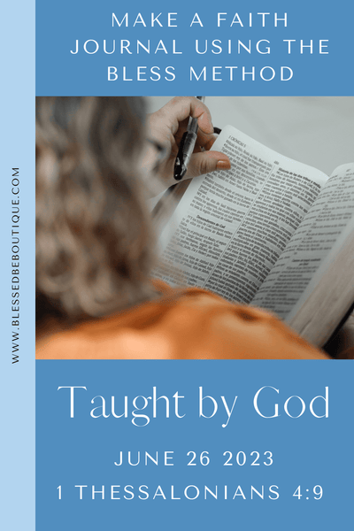 Taught By God