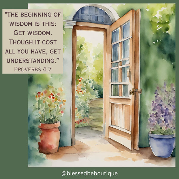 The beginning of wisdom is this: Get wisdom