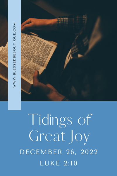 Tiding of Great Joy