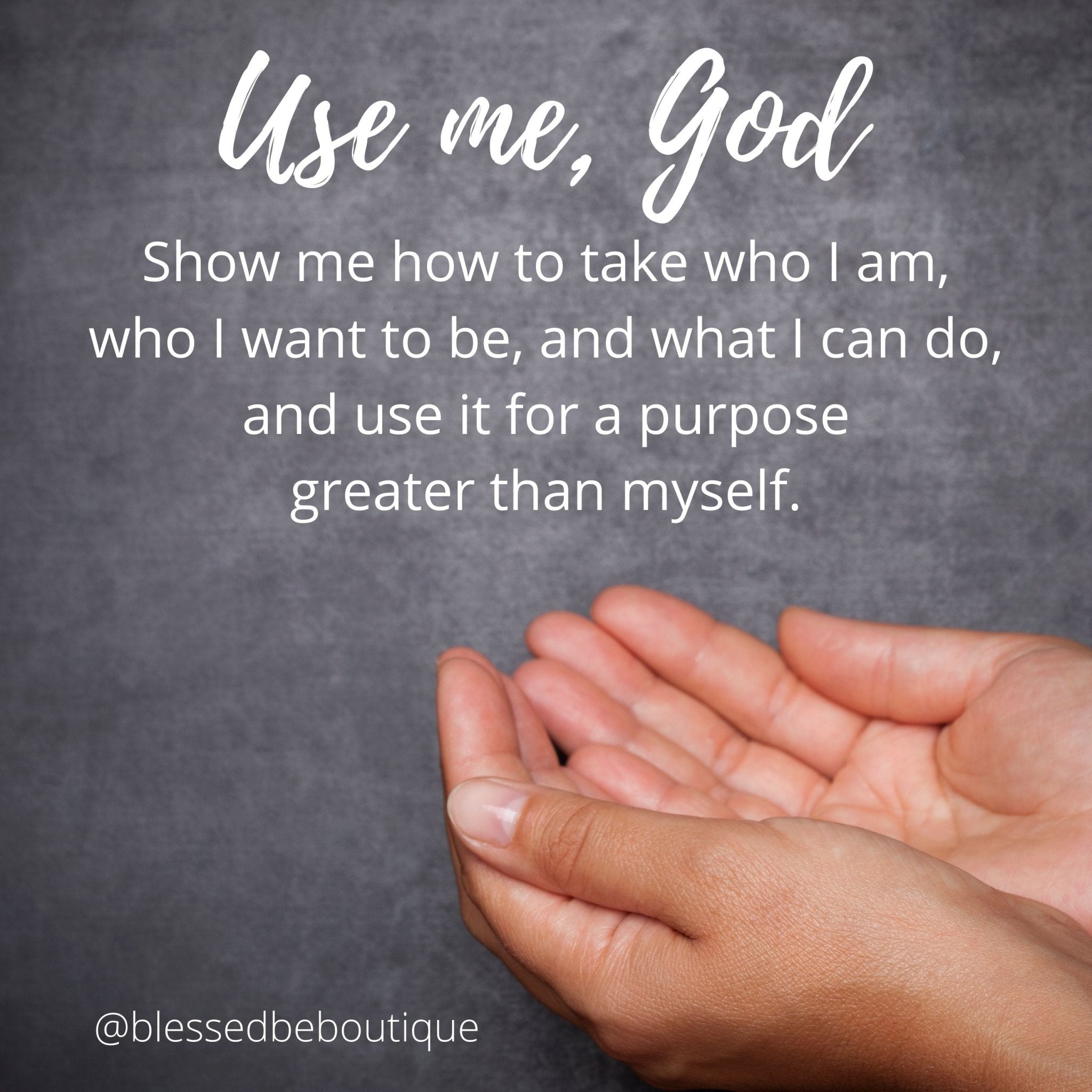 Using Me Can God Use Me
