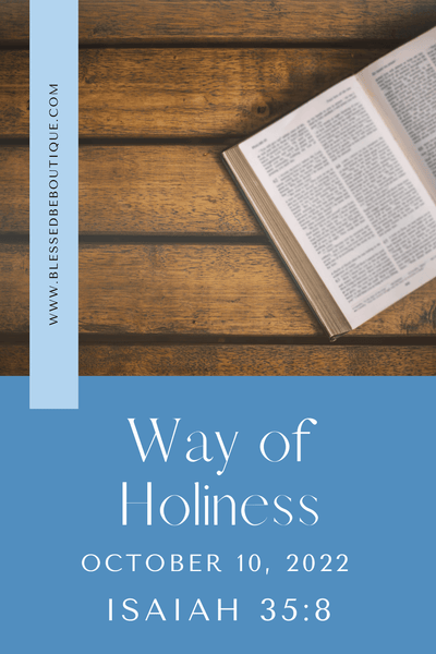 Way of Holiness