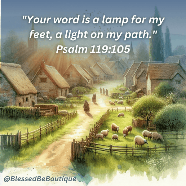 “Your word is a lamp for my feet and a light on my path.” ~Psalm 119:105