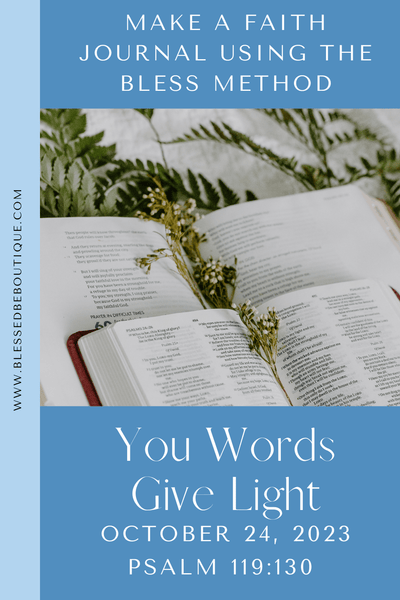 Your Words Give Light