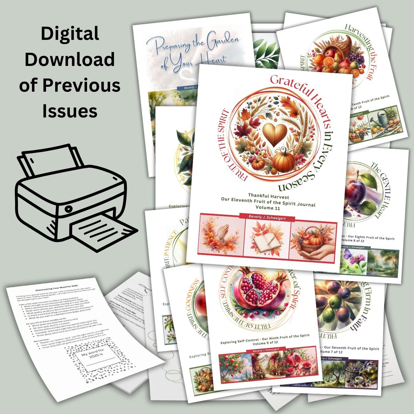 2025 Previous Fruit of Faith Creative Blessings Club Digital Downloads - Blessed Be Boutique