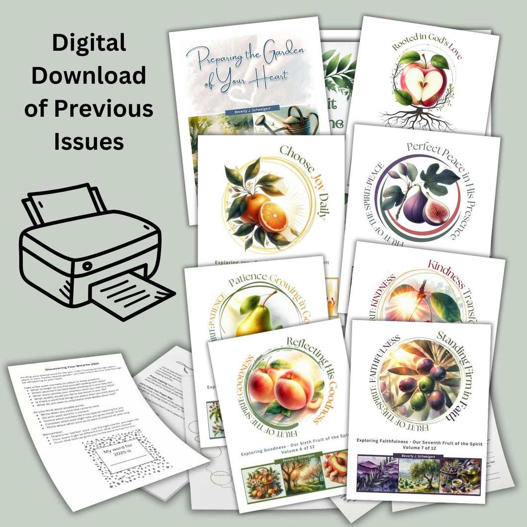 2025 Previous Fruit of Faith Creative Blessings Club Digital Downloads - Blessed Be Boutique