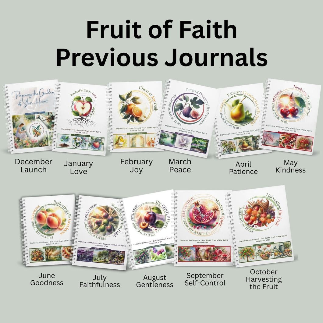 2025 Previous Fruit of Faith Creative Blessings Club Journals - Blessed Be Boutique