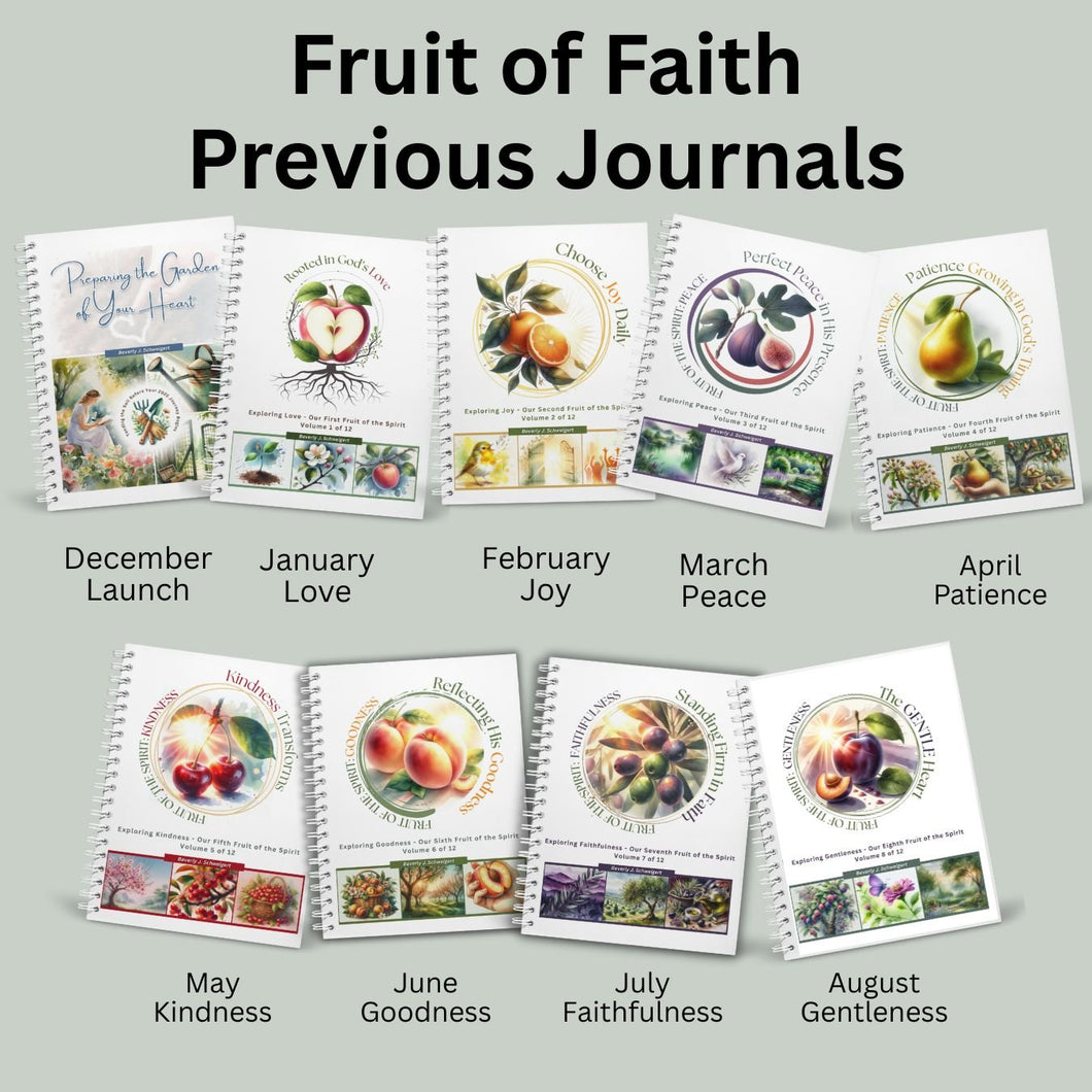2025 Previous Fruit of Faith Creative Blessings Club Journals - Blessed Be Boutique
