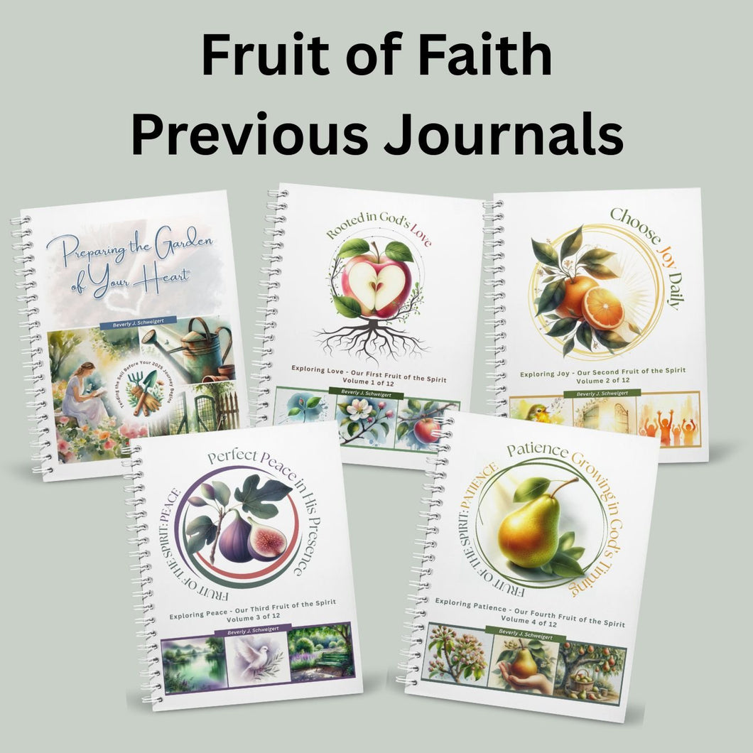 2025 Previous Fruit of Faith Creative Blessings Club Journals - Blessed Be Boutique