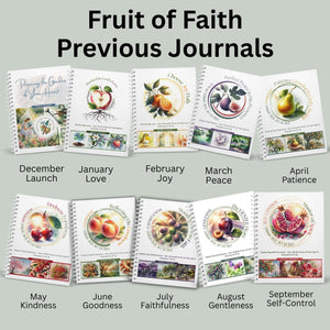 2025 Previous Fruit of Faith Creative Blessings Club Journals - Blessed Be Boutique